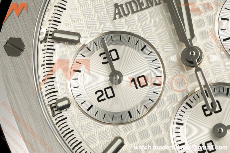 Audemars Piguet - Royal Oak 26240ST 41mm SS/RU White SWF Dial DDF DD4401