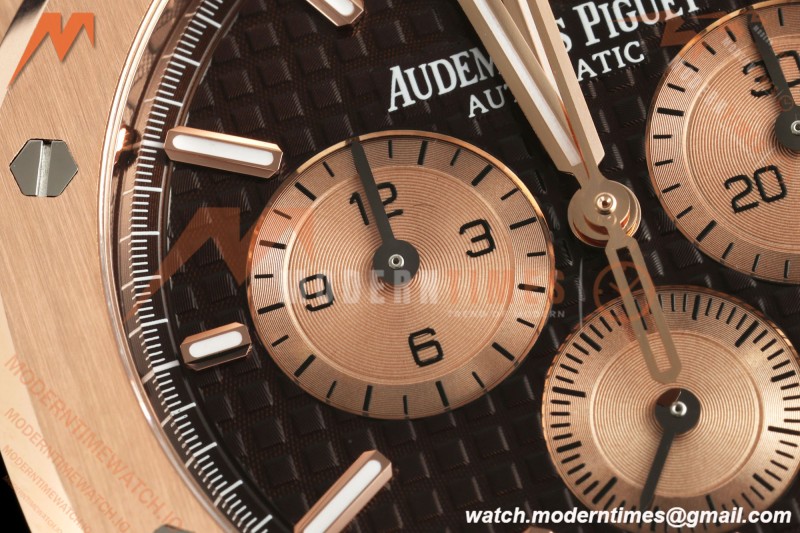 Audemars Piguet - Royal Oak Chronograph 26331OR 41mm RG/RG Brown APSF A2385