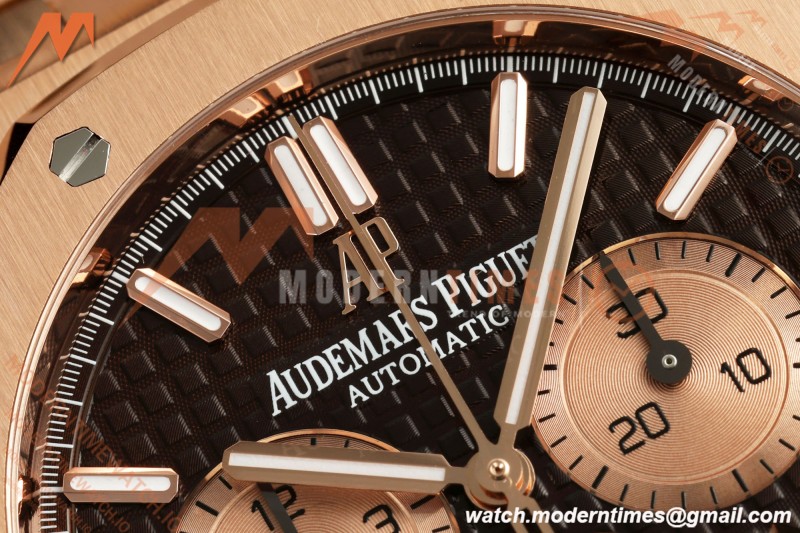 Audemars Piguet - Royal Oak Chronograph 26331OR 41mm RG/RG Brown APSF A2385
