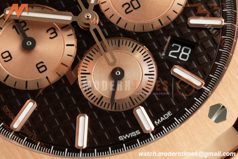 Audemars Piguet - Royal Oak Chronograph 26331OR 41mm RG/RG Brown APSF A2385