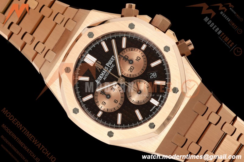 Audemars Piguet - Royal Oak Chronograph 26331OR 41mm RG/RG Brown APSF A2385