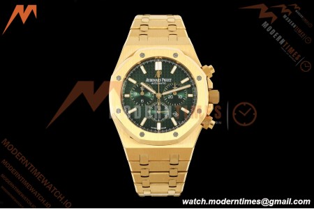 Audemars Piguet - Royal Oak Chrono 26331BA 41mm YG/YG Green APSF A2385