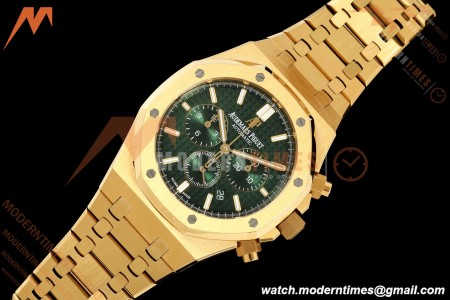 Audemars Piguet - Royal Oak Chrono 26331BA 41mm YG/YG Green APSF A2385