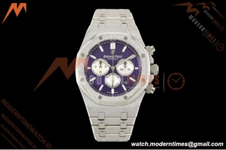 Audemars Piguet - Royal Oak Chrono 26331BC 41mm Frosted SS/SS Purple APSF A2385