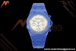 Audemars Piguet - Royal Oak Chrono 26240CE 41mm Blue Ceramic White Dial APSF SA4401 | 오데마 피게 - 로얄 오크 크로노 26240CE 41mm 블루 세라믹 화이트 다이얼 APSF SA4401