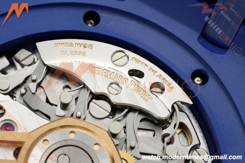 Audemars Piguet - Royal Oak Chrono 26240CE 41mm Blue Ceramic White Dial APSF SA4401 | 오데마 피게 - 로얄 오크 크로노 26240CE 41mm 블루 세라믹 화이트 다이얼 APSF SA4401