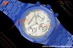 Audemars Piguet - Royal Oak Chrono 26240CE 41mm Blue Ceramic White Dial APSF SA4401 | 오데마 피게 - 로얄 오크 크로노 26240CE 41mm 블루 세라믹 화이트 다이얼 APSF SA4401