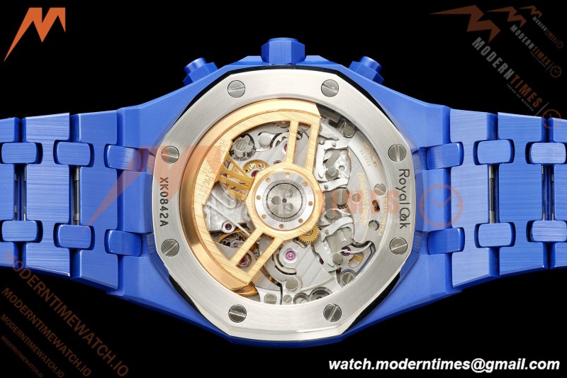 Audemars Piguet - Royal Oak Chrono 26240CE 41mm Blue Ceramic White Dial APSF SA4401 | 오데마 피게 - 로얄 오크 크로노 26240CE 41mm 블루 세라믹 화이트 다이얼 APSF SA4401