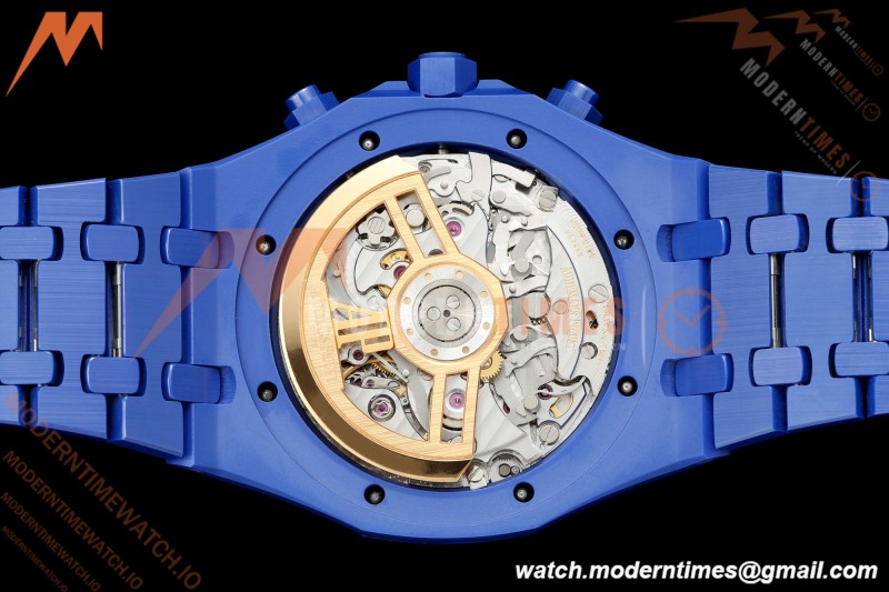 Audemars Piguet - Royal Oak Chrono 26240CE 41mm Blue Ceramic White Dial APSF SA4401 | 오데마 피게 - 로얄 오크 크로노 26240CE 41mm 블루 세라믹 화이트 다이얼 APSF SA4401
