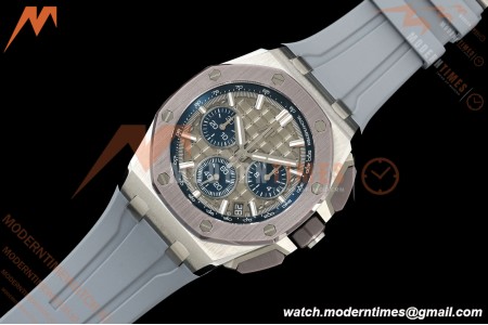 Audemars Piguet - Royal Oak Offshore Chronograph 43mm 26420IO SS/CER/RU Gry/Blu APSF SA4401