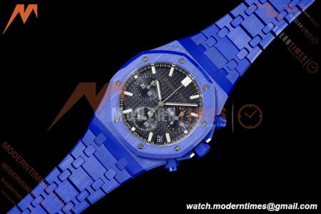 Audemars Piguet - Royal Oak Chrono 26240CE 41mm Blue Ceramic Blue Dial APSF SA4401 | 오데마 피게 로얄 오크 크로노그래프 26240CE 41mm 블루 세라믹 블루 다이얼 APSF SA4401