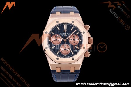 Audemars Piguet - Royal Oak Chrono 26239OR Gain Weight 41mm RG/LE SWF Blue Dial DDF DD4401
