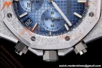 Audemars Piguet - Royal Oak Chrono 26240BC Gain Weight 41mm Frosted SS/SS SWF Blue Dial DDF DD4401