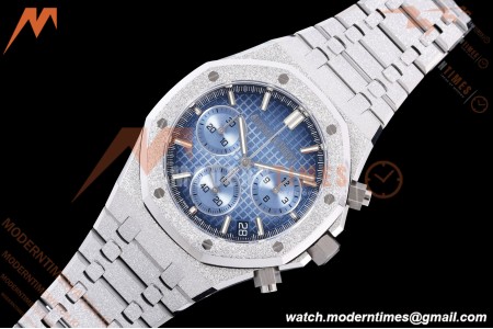 Audemars Piguet - Royal Oak Chrono 26240BC Gain Weight 41mm Frosted SS/SS SWF Blue Dial DDF DD4401