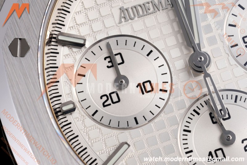Audemars Piguet - Royal Oak 26240ST 41mm SS/WHT/RU White SWF Dial DDF DD4401 | 오데마피게 - 로열오크 26240ST 41mm SS/WHT/RU 화이트 SWF 다이얼 DDF DD4401