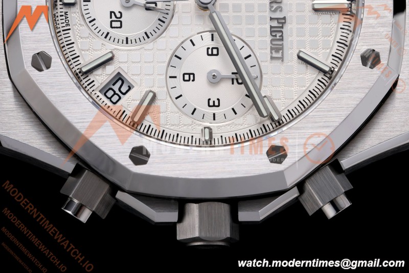 Audemars Piguet - Royal Oak 26240ST 41mm SS/WHT/RU White SWF Dial DDF DD4401 | 오데마피게 - 로열오크 26240ST 41mm SS/WHT/RU 화이트 SWF 다이얼 DDF DD4401