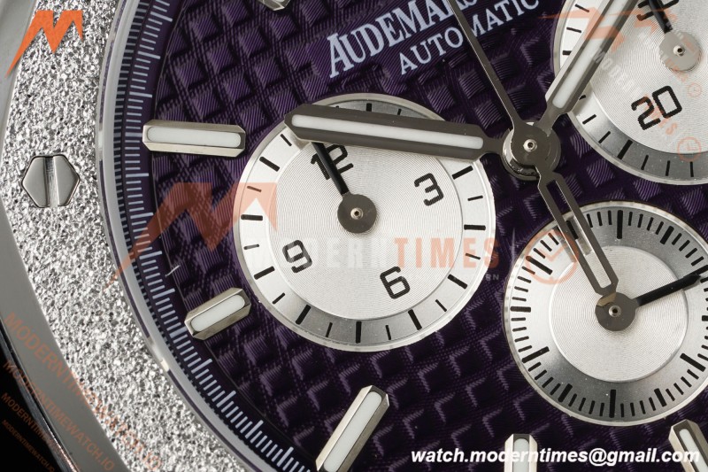 Audemars Piguet - Royal Oak Chrono 26331BC Frosted 41mm SS/SS Purple APWF Cal.2385 Mod