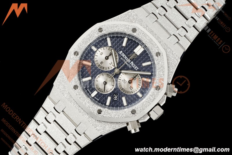Audemars Piguet - Royal Oak Chrono 26331BC Frosted 41mm SS/SS Blue APWF Cal.2385 Mod