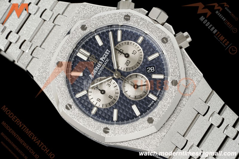 Audemars Piguet - Royal Oak Chrono 26331BC Frosted 41mm SS/SS Blue APWF Cal.2385 Mod