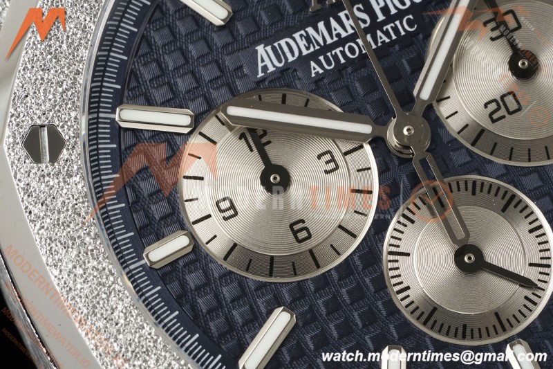Audemars Piguet - Royal Oak Chrono 26331BC Frosted 41mm SS/SS Blue APWF Cal.2385 Mod