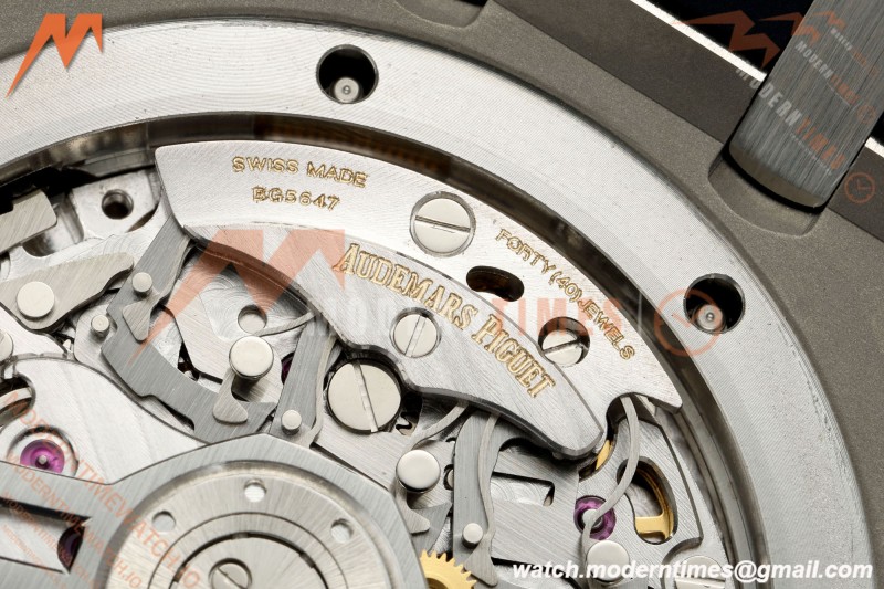 Audemars Piguet - Royal Oak 26240ST 50th Anniversary 41mm SS/RU Black SWF Dial DDF DD4401