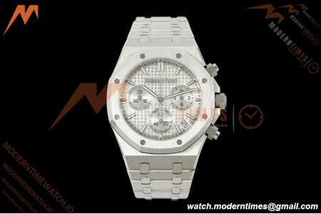 Audemars Piguet - Royal Oak 26240ST 50th Anniversary 41mm SS/SS White SWF Dial DDF DD4401