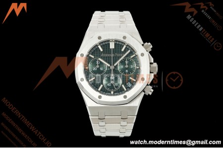Audemars Piguet - Royal Oak 26240ST 50th Anniversary 41mm SS/SS Green SWF Dial DDF DD4401