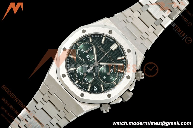 Audemars Piguet - Royal Oak 26240ST 50th Anniversary 41mm SS/SS Green SWF Dial DDF DD4401