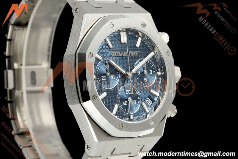 Audemars Piguet - Royal Oak 26240ST 50th Anniversary 41mm SS/SS Blue SWF Dial DDF DD4401