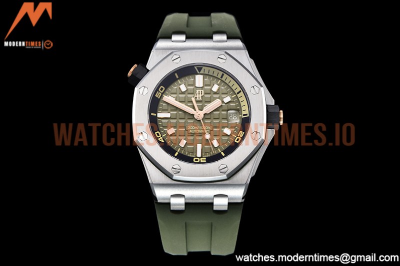 Audemars Piguet - Royal Oak Offshore Diver 15720 SS/RU Green ZF A4308