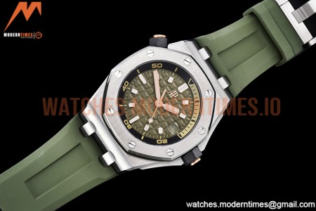 Audemars Piguet - Royal Oak Offshore Diver 15720 SS/RU Green ZF A4308