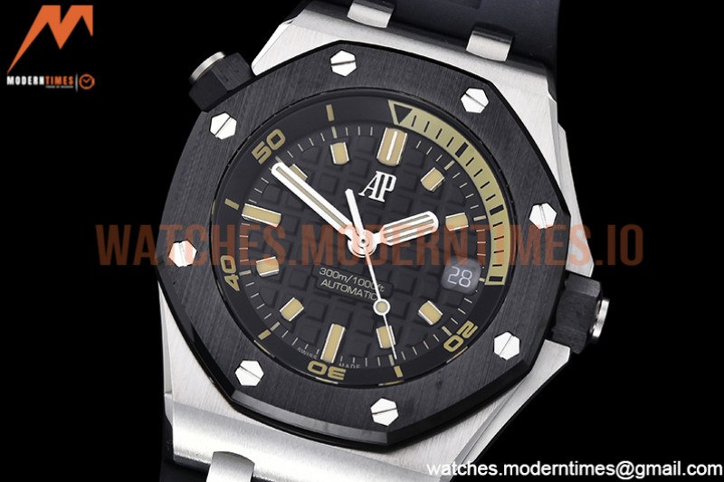 Audemars Piguet - Royal Oak Offshore Diver 15720 SS/RU Black ZF A4308