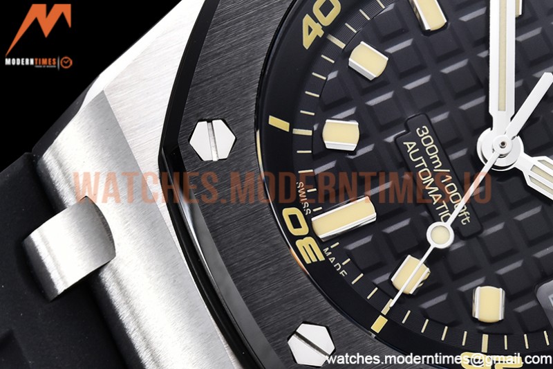 Audemars Piguet - Royal Oak Offshore Diver 15720 SS/RU Black ZF A4308
