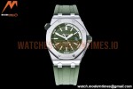Audemars Piguet - Royal Oak Offshore Diver 15710 SS/RU Green APSF A3120