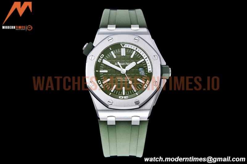 Audemars Piguet - Royal Oak Offshore Diver 15710 SS/RU Green APSF A3120