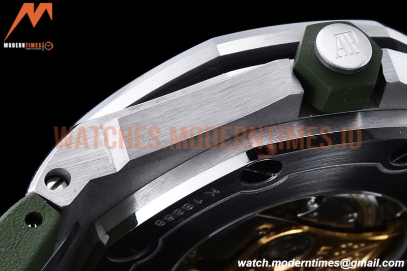 Audemars Piguet - Royal Oak Offshore Diver 15710 SS/RU Green APSF A3120
