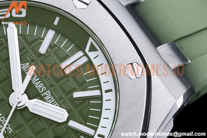 Audemars Piguet - Royal Oak Offshore Diver 15710 SS/RU Green APSF A3120