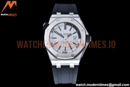 Audemars Piguet - Royal Oak Offshore Diver 15710 SS/RU White APSF A3120