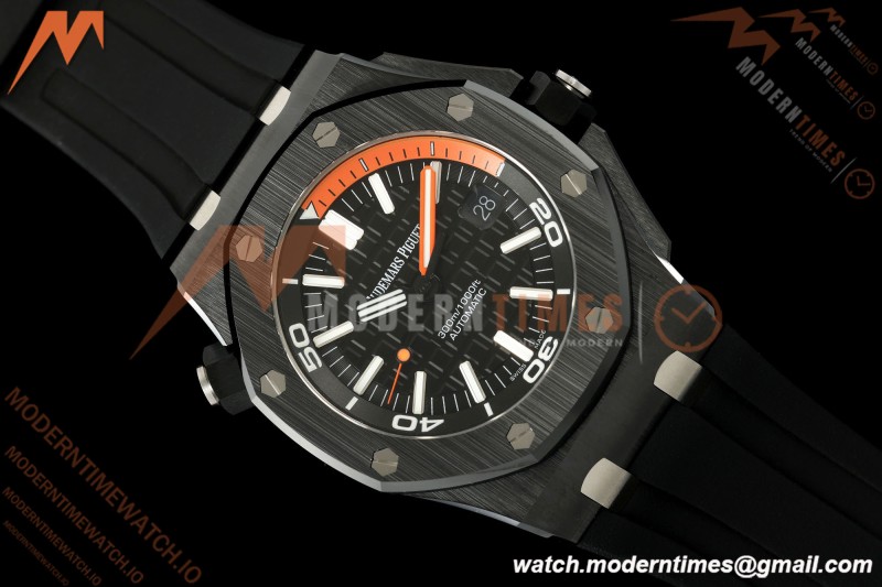 Audemars Piguet - Royal Oak Diver 15707CE CER/RU Black APSF A3120
