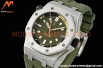 Audemars Piguet - Royal Oak Diver 15720ST 42mm SS/RU Green APSF A4308