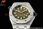 Audemars Piguet - Royal Oak Diver 15720ST 42mm SS/RU Green APSF A4308