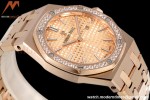 Audemars Piguet - Royal Oak Ladies 67651OR 33mm Dia RG/RG RG/Stk ZF Swiss Qtz