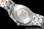 Audemars Piguet - Royal Oak Ladies 67651ST 33mm Dia SS/SS Wht/Stk ZF Swiss Qtz
