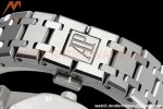 Audemars Piguet - Royal Oak Ladies 67651ST 33mm Dia SS/SS Wht/Stk ZF Swiss Qtz