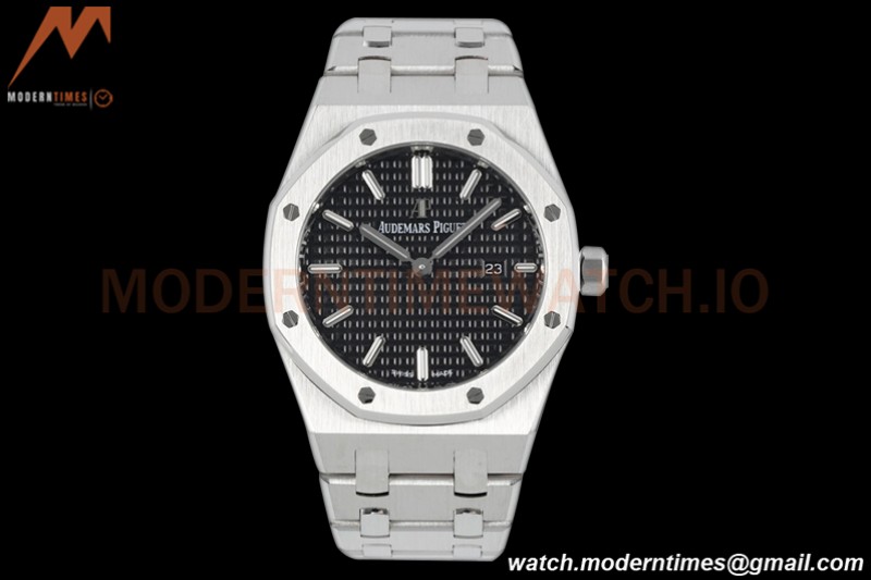 Audemars Piguet - Royal Oak Ladies 67650ST 33mm SS/SS Blk/Stk ZF Swiss Qtz
