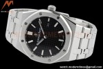 Audemars Piguet - Royal Oak Ladies 67650ST 33mm SS/SS Blk/Stk ZF Swiss Qtz
