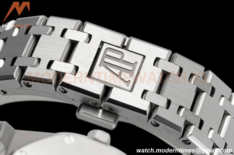 Audemars Piguet - Royal Oak Ladies 67650ST 33mm SS/SS Blk/Stk ZF Swiss Qtz