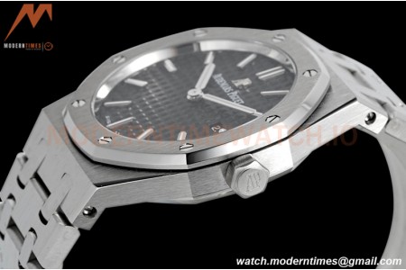 Audemars Piguet - Royal Oak Ladies 67650ST 33mm SS/SS Blk/Stk ZF Swiss Qtz