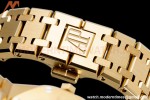 Audemars Piguet - Royal Oak Ladies 67651BA 33mm Dia YG/YG Blue/Stk ZF Swiss Qtz