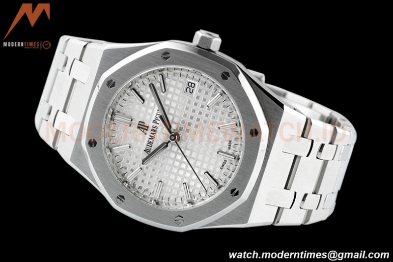 Audemars Piguet - Royal Oak Ladies 34mm 77350ST SS/SS White ZF A5800
